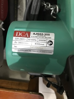 Máy cắt sắt DCA AJG02-355 (J1G-FF02-355) - 1800W, 355mm