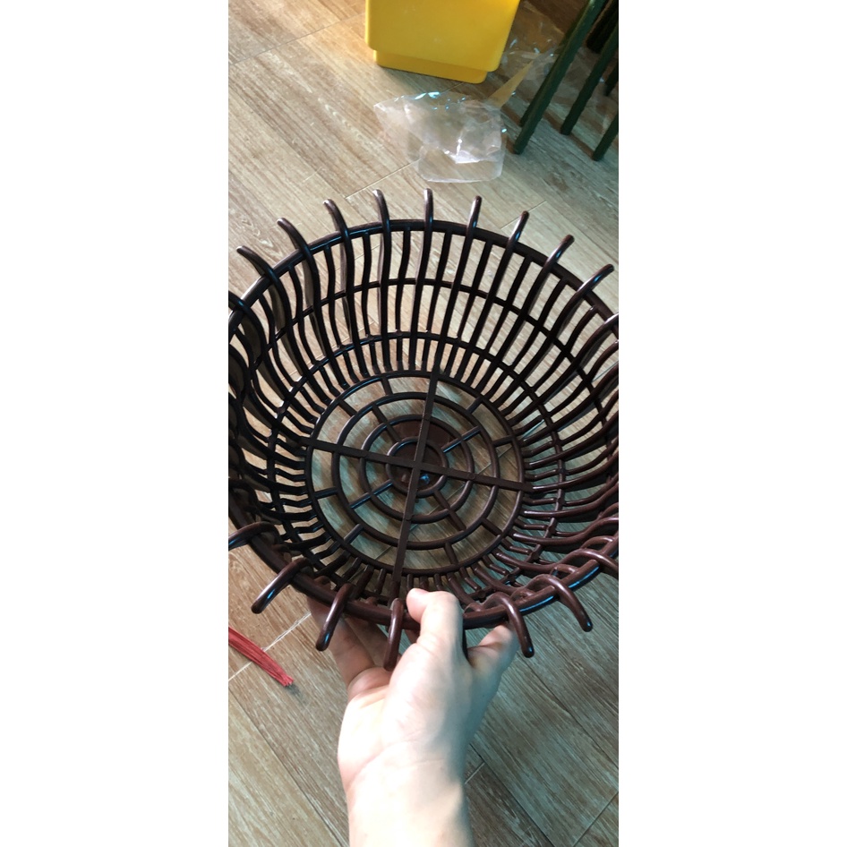 Chậu lan nhựa dáng sen phi 25,30,35cm
