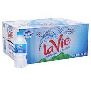 THÙNG 24 CHAI NƯỚC KHOÁNG LAVIE 350ml/ 500ml