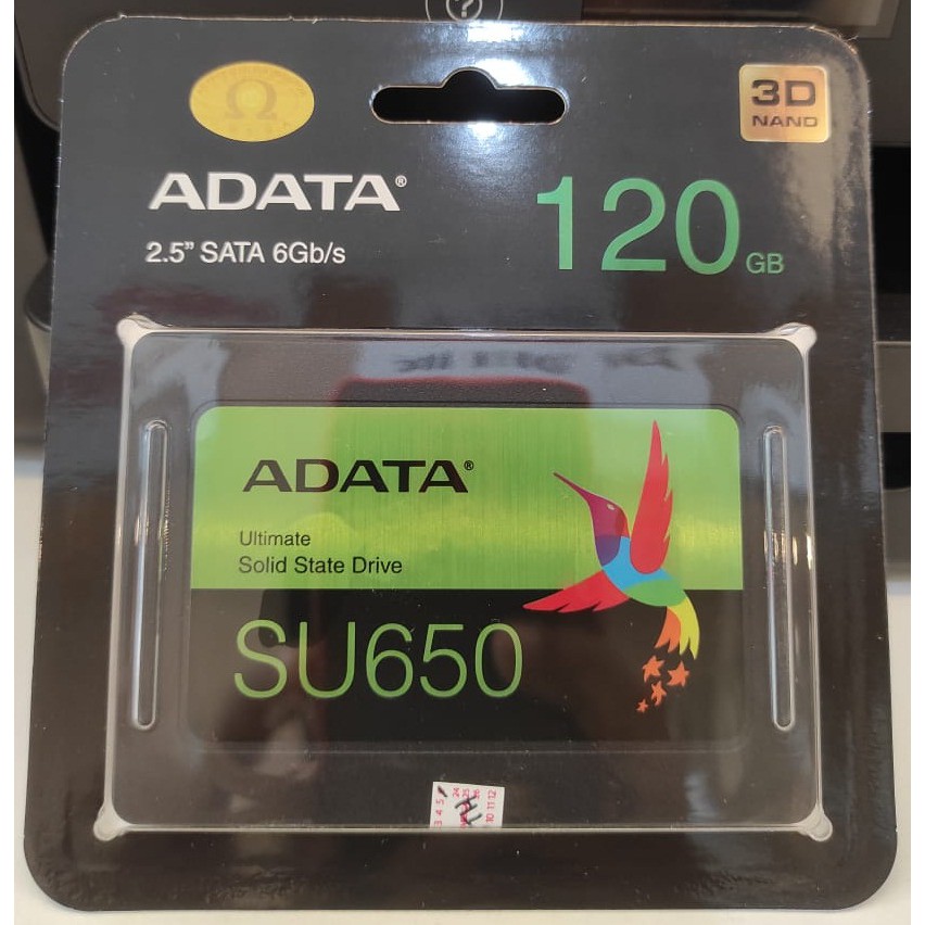 Ổ Cứng Ssd Adata Ultimate Su650 120gb 2.5 "Sata