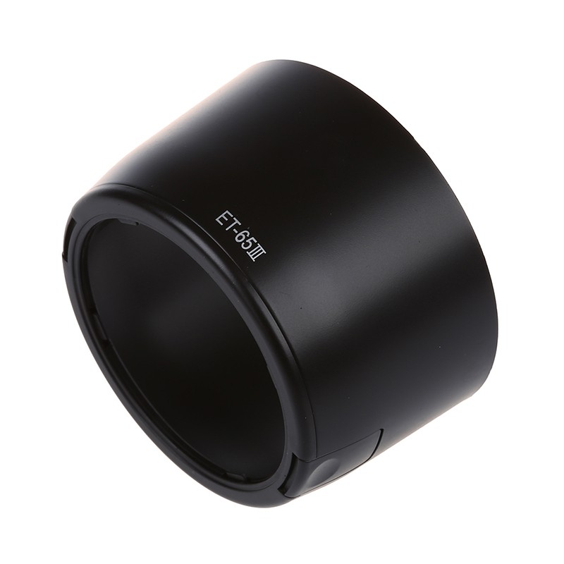 ET-65III Camera Lens Hood Black for Canon EF 85mm 100mm 135mm 70-210mm 100-300mm