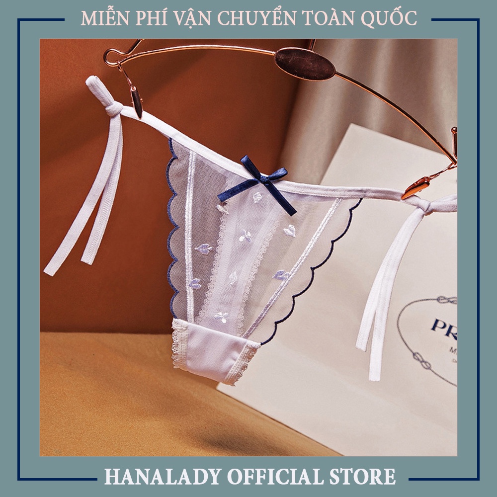 Quần lọt khe sexy - Quần lót ren nữ gợi cảm dây cột eo quyến rũ sexy L073