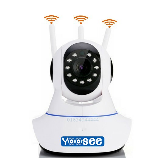 Camera ip Yoosee 3 râu Siêu nét/ Carecam 3 anten 2.0MP | BigBuy360 - bigbuy360.vn