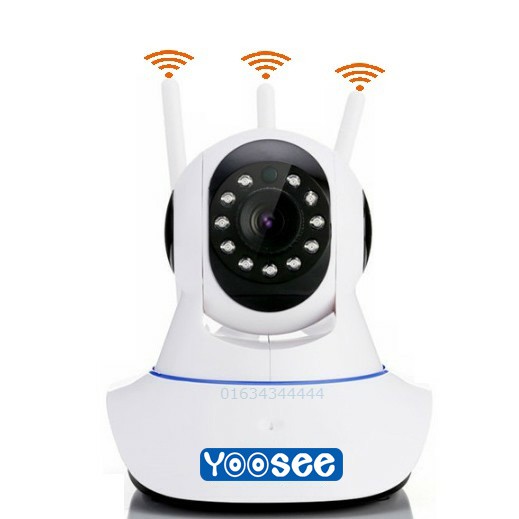 Camera ip Yoosee 3 râu Siêu nét/ Carecam 3 anten 2.0MP | WebRaoVat - webraovat.net.vn