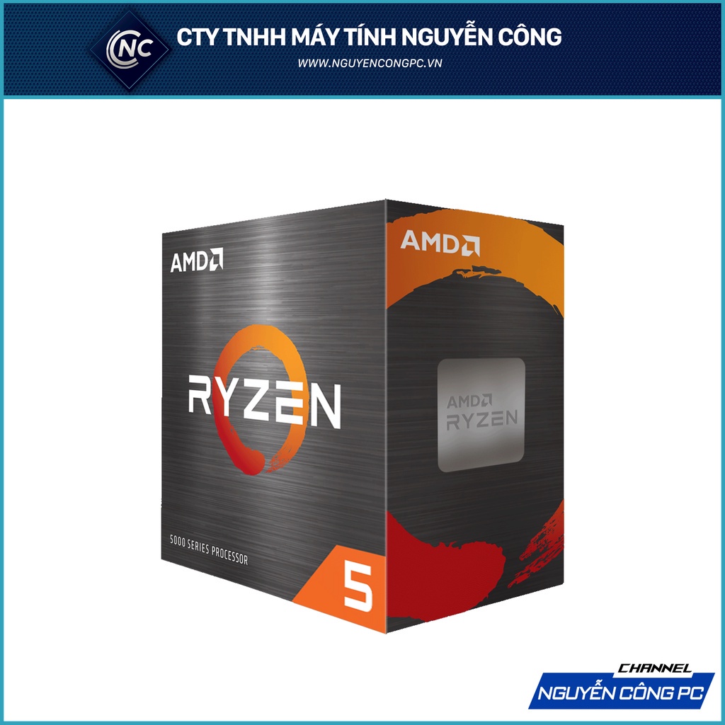 CPU AMD Ryzen 5 5600X (3.7GHz Boost 4.6GHz | 6 Nhân / 12 Luồng | 32MB Cache | PCIe 4.0)