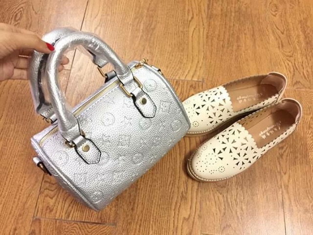 Sale túi trống in vân