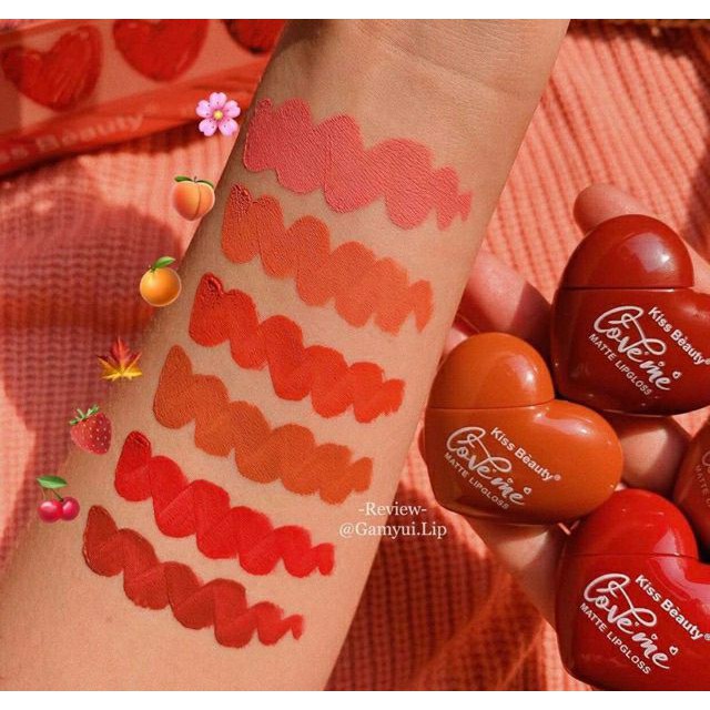 Son Kem Tint Kiss Beauty Trái Tim For Valentine | Thế Giới Skin Care