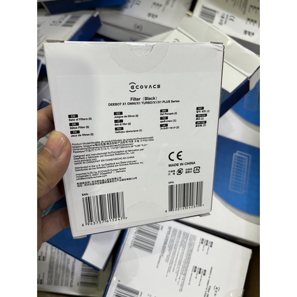 Tấm lọc hepa Ecovacs theo máy X1 Omni, Turbo, T10 hàng chính hãng
