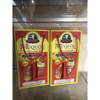 Nước mắm Phú Quốc-Phụng Hưng-40 độ đạm- 1 cặp 2 chai thuỷ tinh