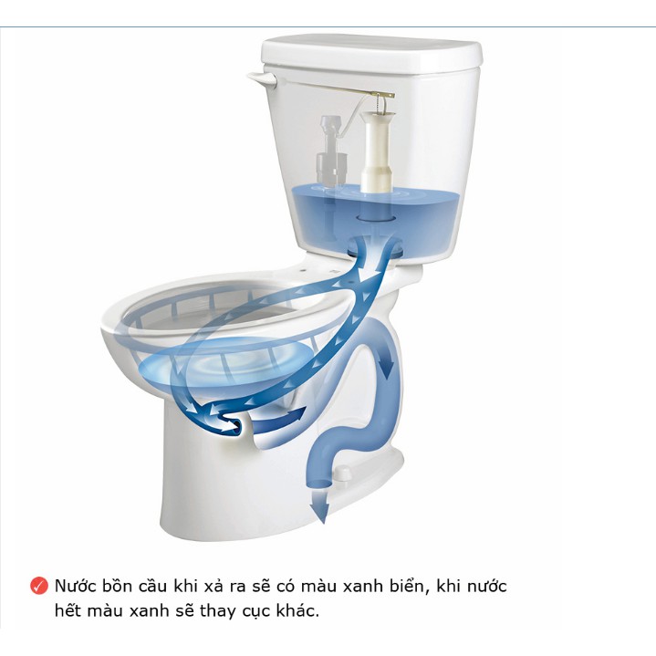 Combo 6 viên tẩy toilet tự động và làm thơm toilet HOMESELECT