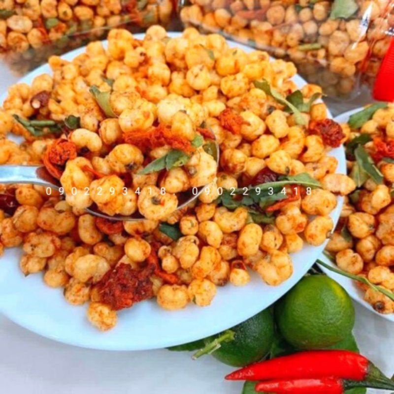 [500g] Bắp sấy khô bò lá chanh giòn tan,ngô nếp sấy thịt bò khô [ ngô cay] loại 1 túi 500g | BigBuy360 - bigbuy360.vn