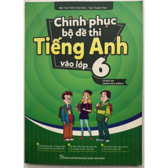 Sách - Chinh phục bộ đề thi Tiếng Anh vào lớp 6