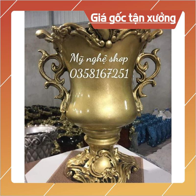 Bình hoa composite,Mỹ nghệ shop, decor, trang trí, quà tặng sinh nhật, tân gia, bình hoa giả, cao cấp mã cúp 4 bao vỡ