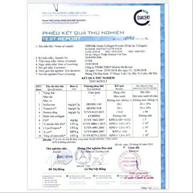 Combo 5 hộp Diệp lục Collagen hộp 30 gói | BigBuy360 - bigbuy360.vn