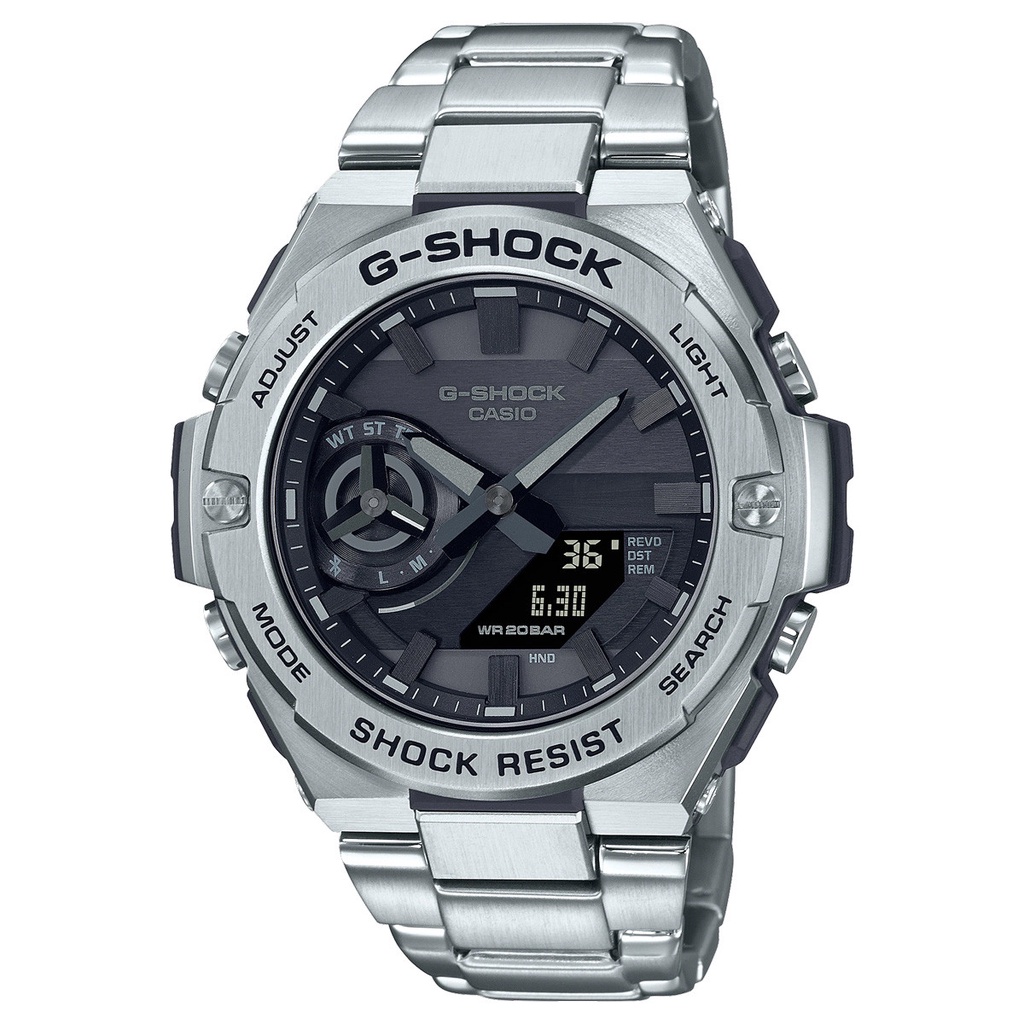 Đồng Hồ Casio Nam Dây Thép Không Ghỉ GSHOCK GST-B500D-1A1DR Chính Hãng