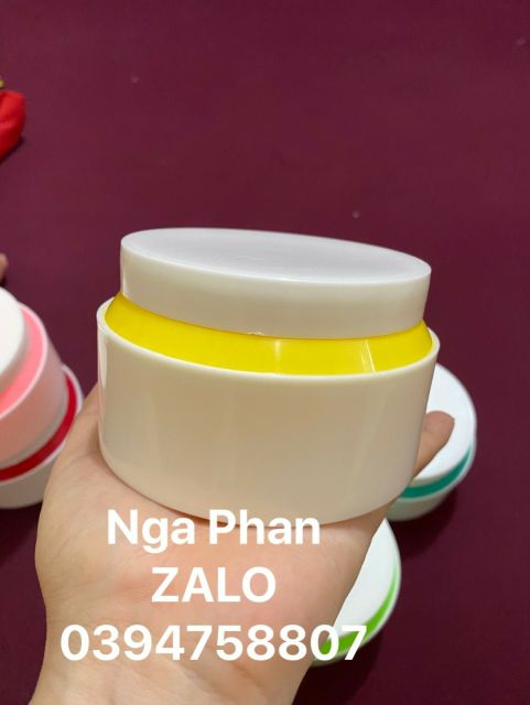 Hủ đựng kem 200g cổ màu