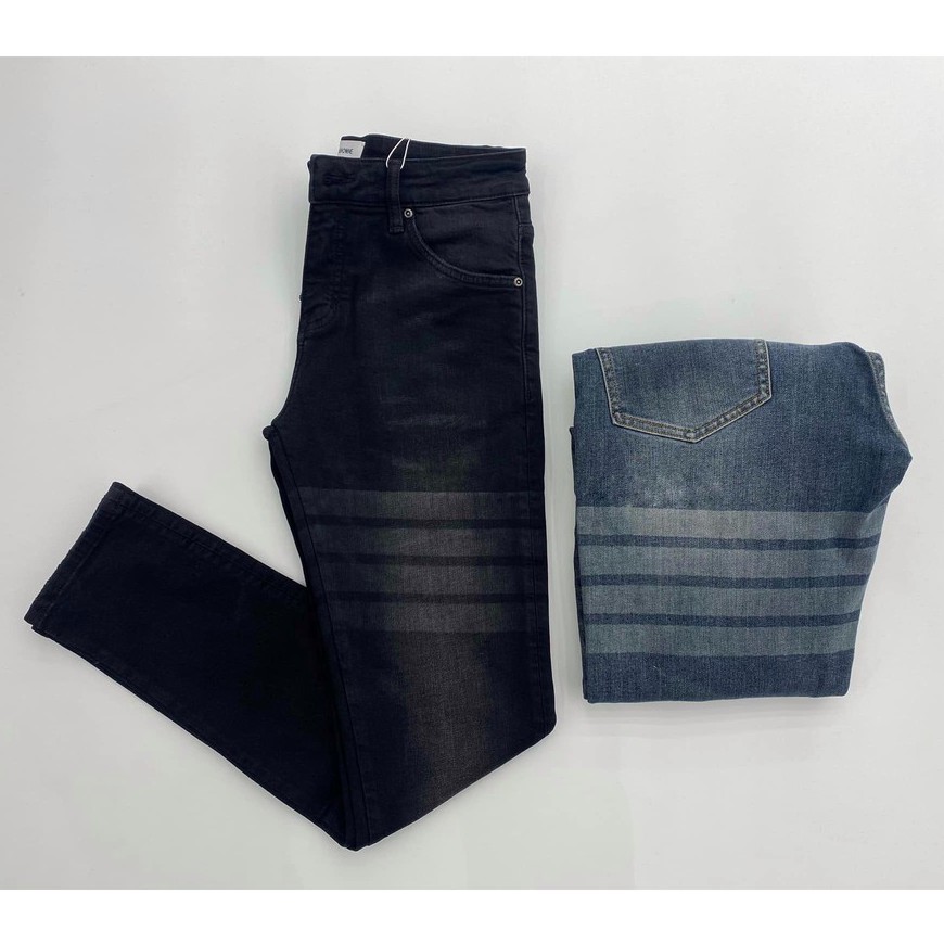 [HIGH FASHION] Quần jean trơn Thombrowne check gấu like Authentic 1-1 on web MLN size 28-34