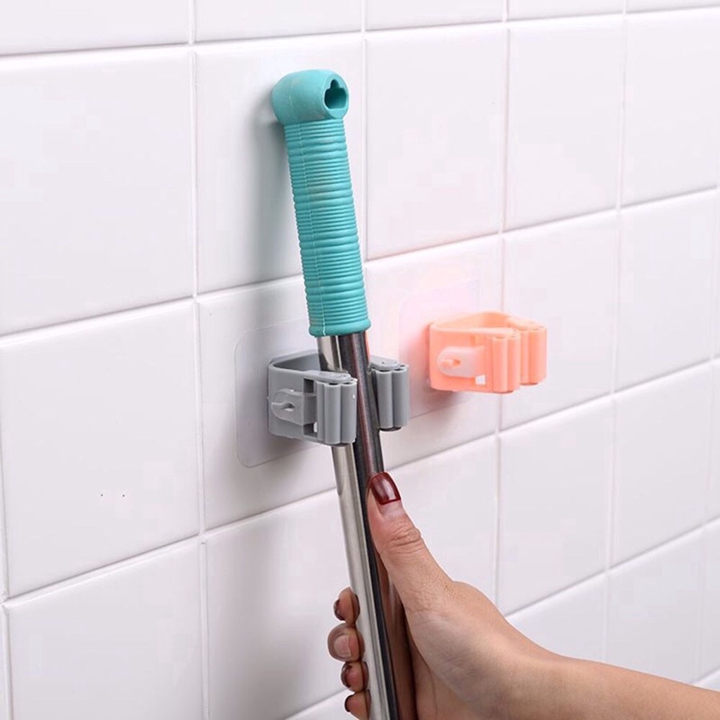 Móc kẹp dán tường treo đồ đa năng