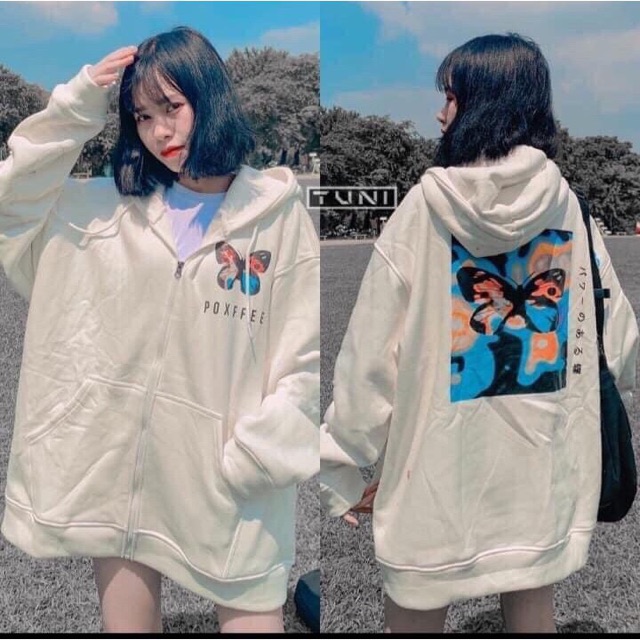 Áo nỉ hoodle hình bướm (69k) HANA260 | BigBuy360 - bigbuy360.vn