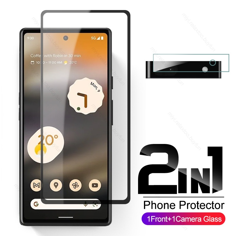 GOOGLE Kính Cường Lực 9D 1To2 Bảo Vệ Toàn Màn Hình Cho Googe Pixel 6 a 7A a6 Pixel7A Pixel6a