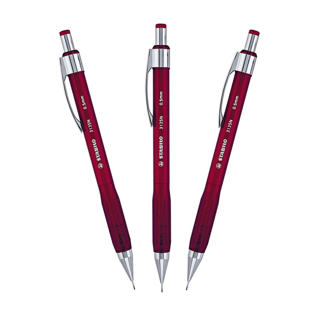 Combo bộ Hộp 12 cây bút chì bấm STABILO 3135N nét 0.5mm