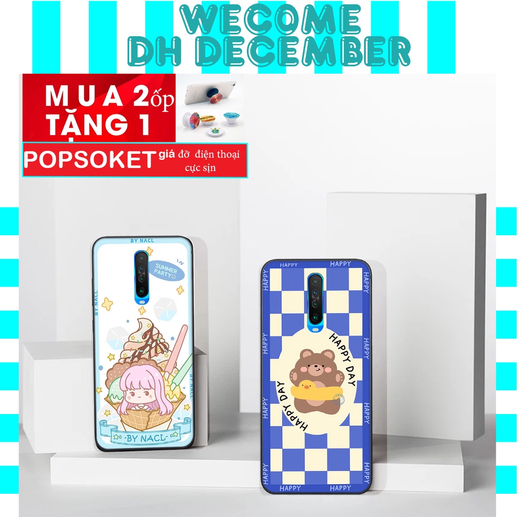 Ốp lưng Xiaomi REDMI K30  in hình 3D gấu mới nhất - sang - chảnh - ĐẸP- BỀN