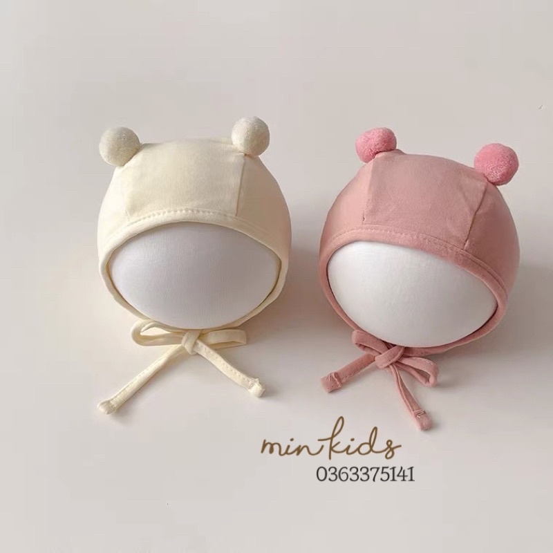 Mũ cục bông cho bé (0-12m)