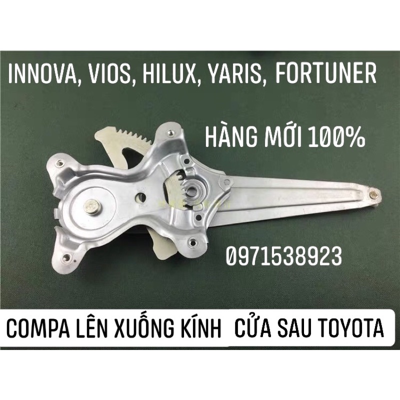 Compa lên xuống kính cửa TOYOTA VIOS INNOVA HILUX FORTUNER CAMRY COROLLA ALTIS