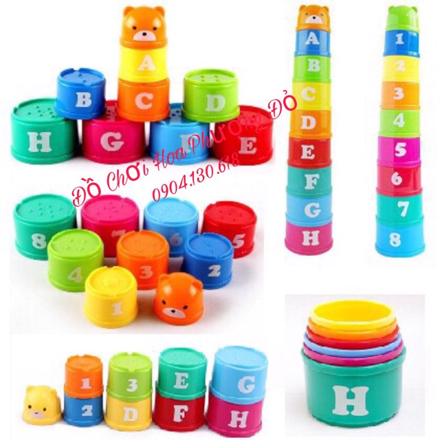 XẢ BỘ LỒNG CỐC XẾP CHỒNG GẤU