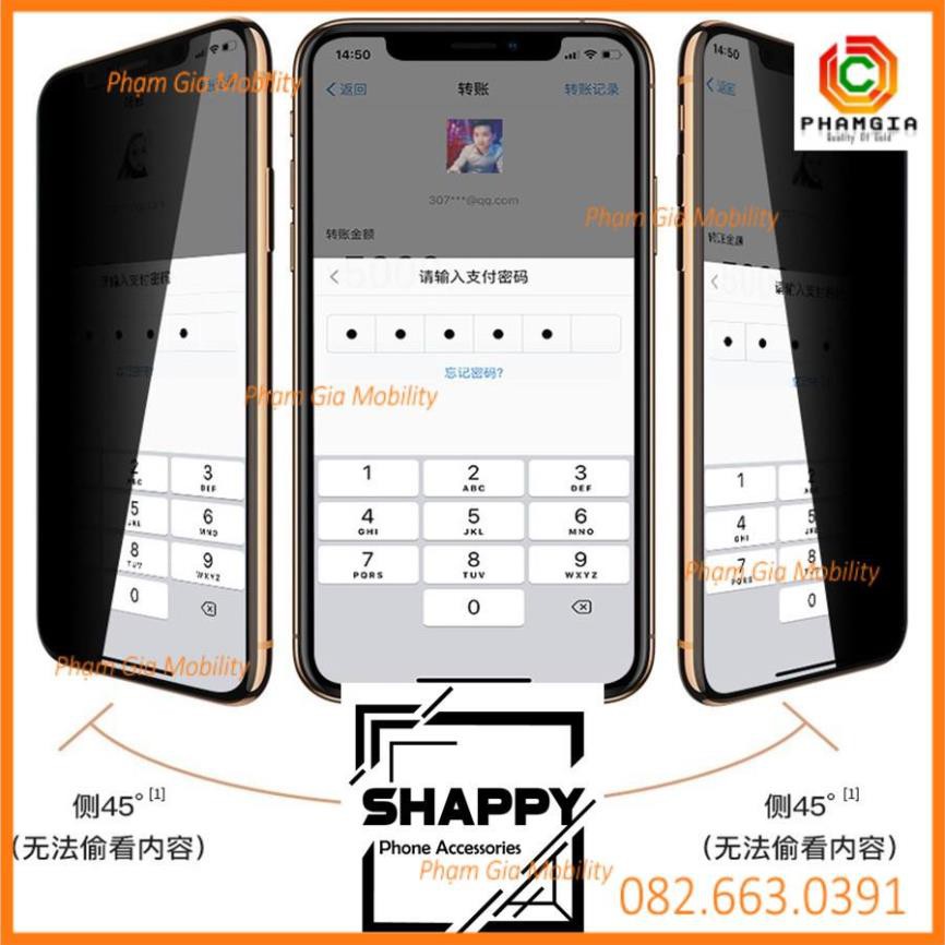 Dán Kính Cường Lực Dẻo Chống Nhìn Trộm cho iPhone Đủ Các Dòng từ iPhone 2G - 13 promax