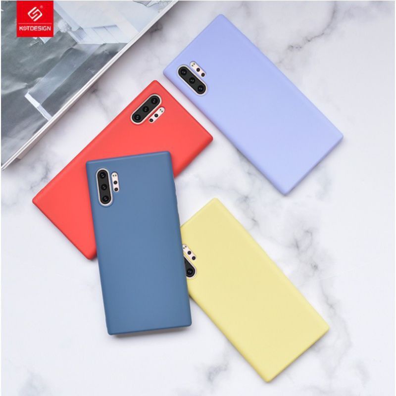 Ốp lưng dẻo màu Samsung Note 10 Plus/Note 10/Note 10 lite  hiệu KST Desing chống bám bẩn