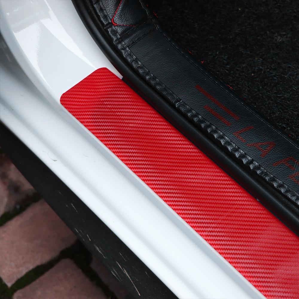 Vỏ Bọc Sợi Carbon Chống Mòn Bảo Vệ Bảng Điều Khiển Cửa Xe Hơi