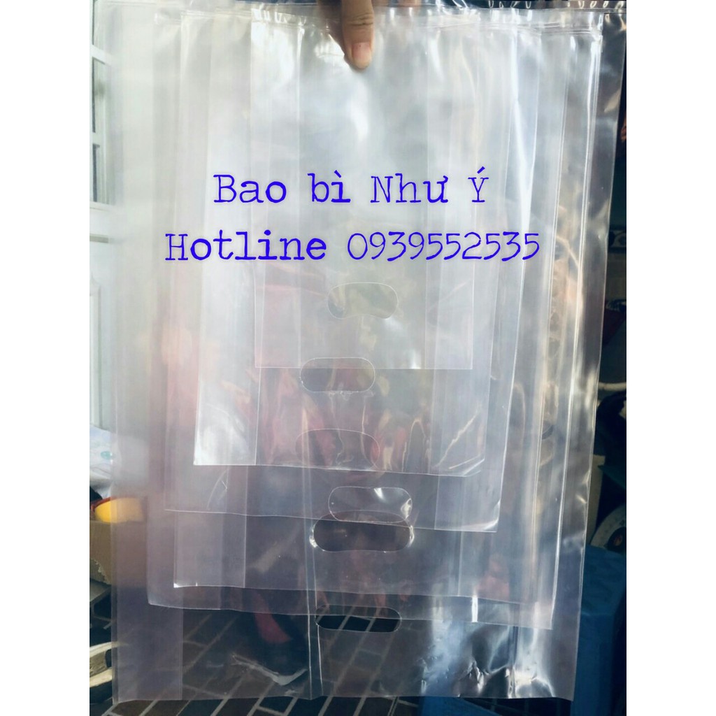 {1kg/size} túi nilon trắng trong suốt, túi PP trong- hàng đẹp có sẵn