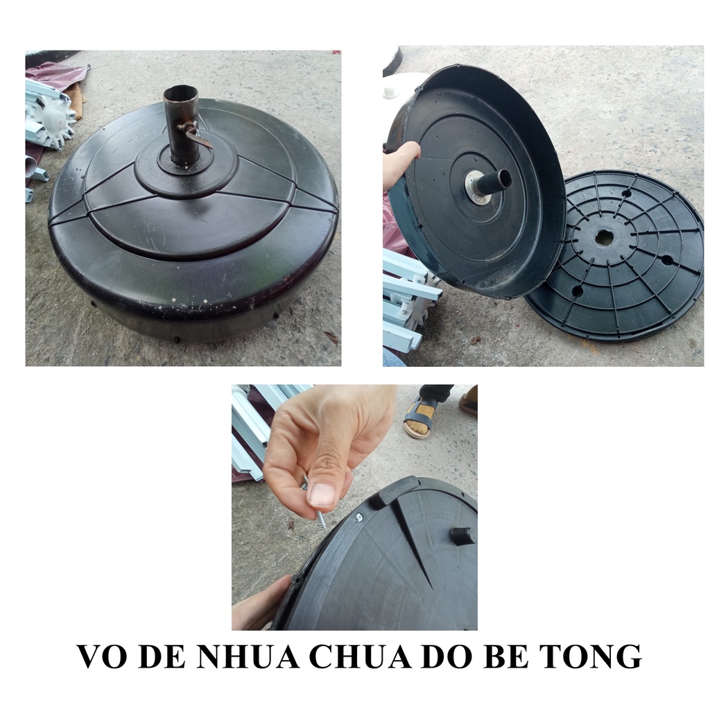 Siêu rẻ_chân đế dù dành cho dù lớn ống phi 38cm