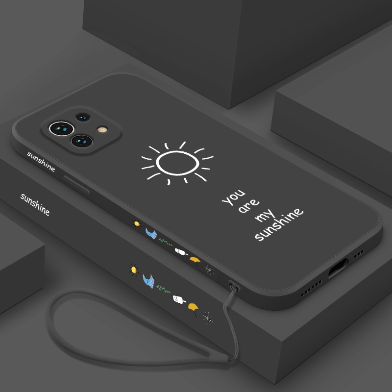 Ốp Điện Thoại Silicon Họa Tiết Mặt Trời Cho xiaomi mi 11 lite xiaomi 11t xiaomi 11 lite 5g ne xiaomi 11t pro Chống Sốc