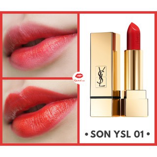 (Chính Hãng) Son YSL Rouge Pur Couture 01 Le Rouge - AUTH 100% ĐỦ BILL | BigBuy360 - bigbuy360.vn