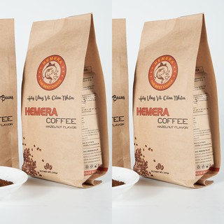 Combo 2 gói cà phê Hemera Hazelnut rang xay hương hạt dẻ (250gr/gói)