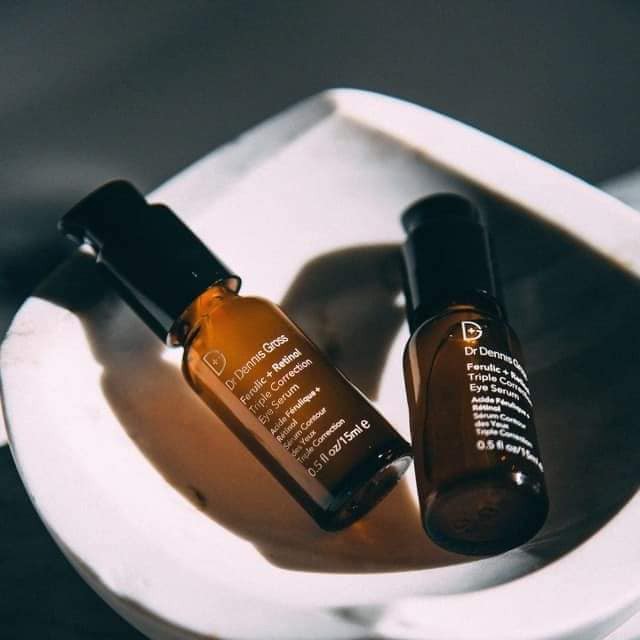 Serum mắt giảm nhăn, quầng thâm DR. DENNIS GROSS Advanced Retinol + Ferulic Triple Correction Eye Serum15ml fullbox