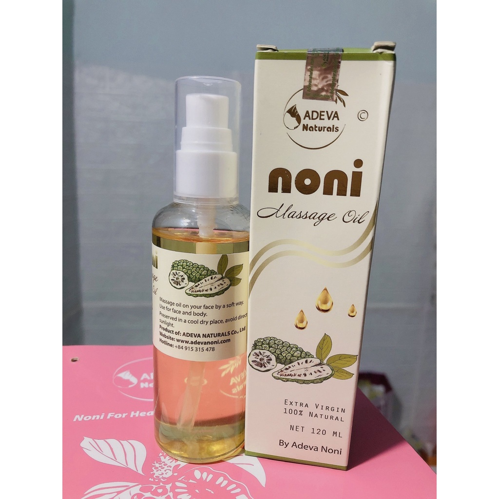 Dầu massage dưỡng da trái nhàu⚡️FREE SHIP⚡️Da ẩm mềm, ngừa mụn, tái tạo da⚡️Noni Massage Oil⚡️sarah_viet_naturals | BigBuy360 - bigbuy360.vn