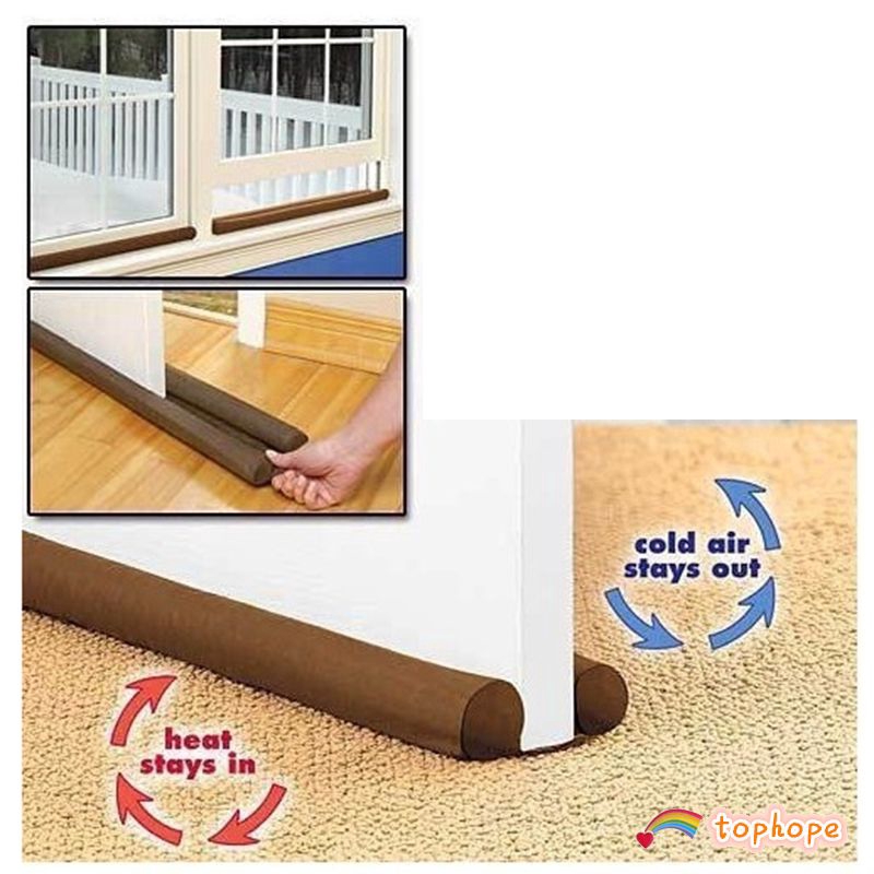 Nẹp cửa đôi chắn gió lùa tiện dụng