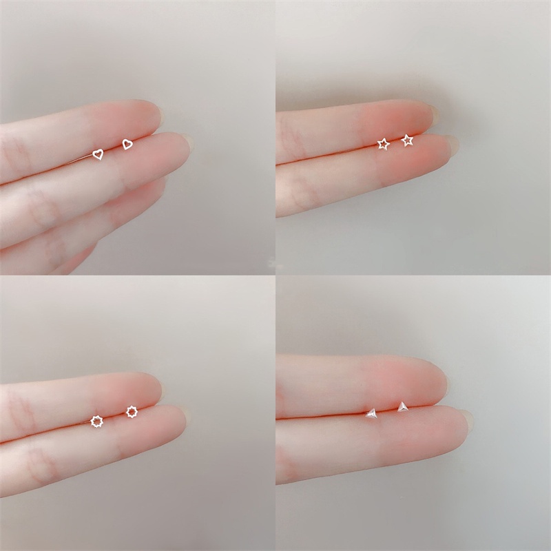 Khuyên tai bạc 925 nhiều mẫu tùy chọn dễ phối đồ thời trang cho nữ