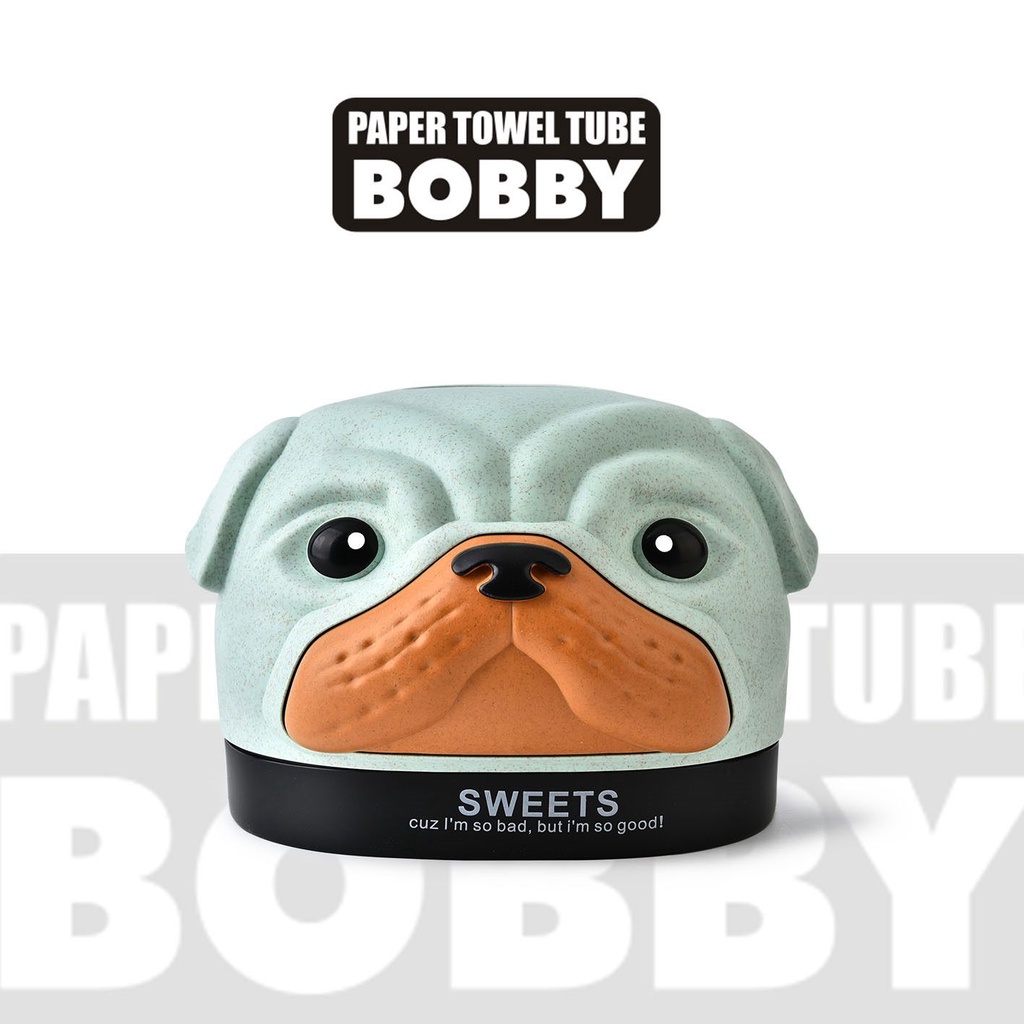 Hộp Đựng Khăn Giấy Hình Chú Chó Kiểu Cổ Điển Sáng Tạo Dễ Thương Chống Thấm Nước Cho Phòng Khách/Phòng Ngủ/Nhà Tắm Giá Đỡ