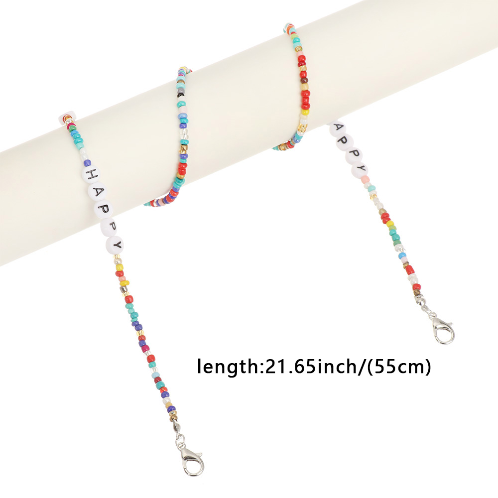 Dây đeo kính/khẩu trang dạng chuỗi hạt ngọc trai nhân tạo chống trượt chỉnh được cho nam &amp; nữ