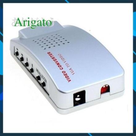 Box Chuyển VGA Ra Av Mini, Bộ Adapter Chuyển Đổi vga Sang AV SVIDEO. vtq.computer