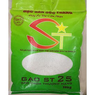 Gạo ST25 đặc sản Sóc Trăng Túi 5Kg ( Gạo ngon nhất thế giới)