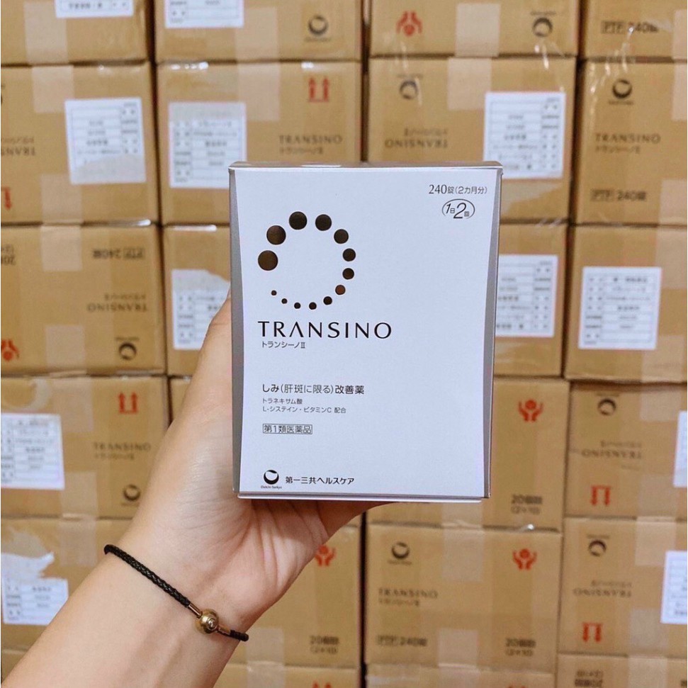 Viên uống trắng da Transino White C Clear Nhật 120 viên