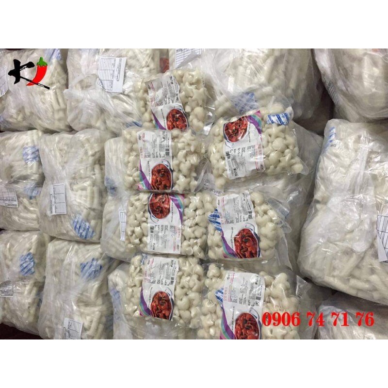 500g bánh gạo tokbokki hình tim sao