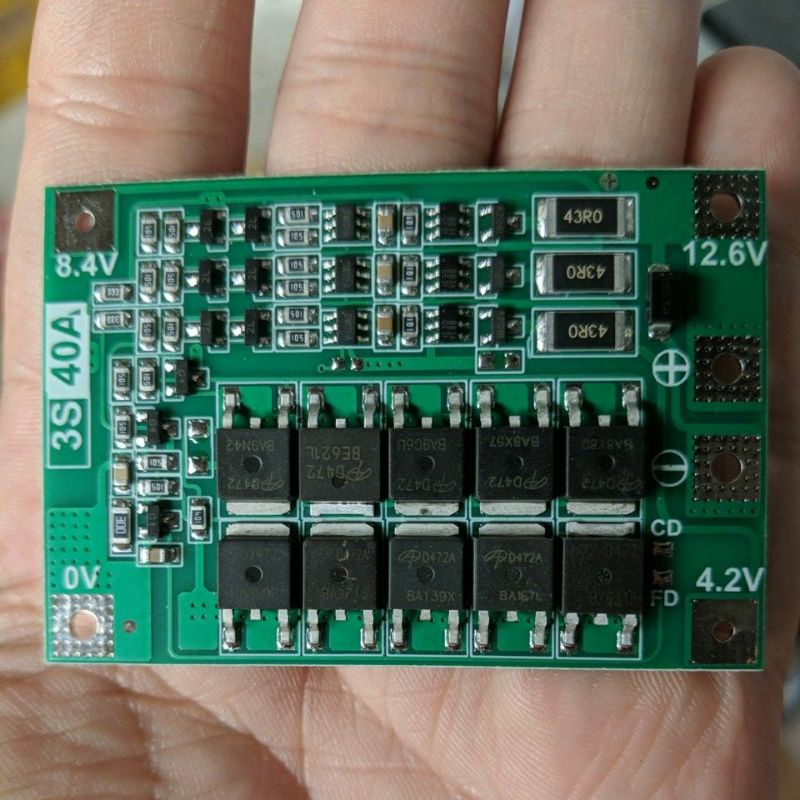 Mạch sạc và cân bằng bảo vệ pin 18650 3s 4s 40a