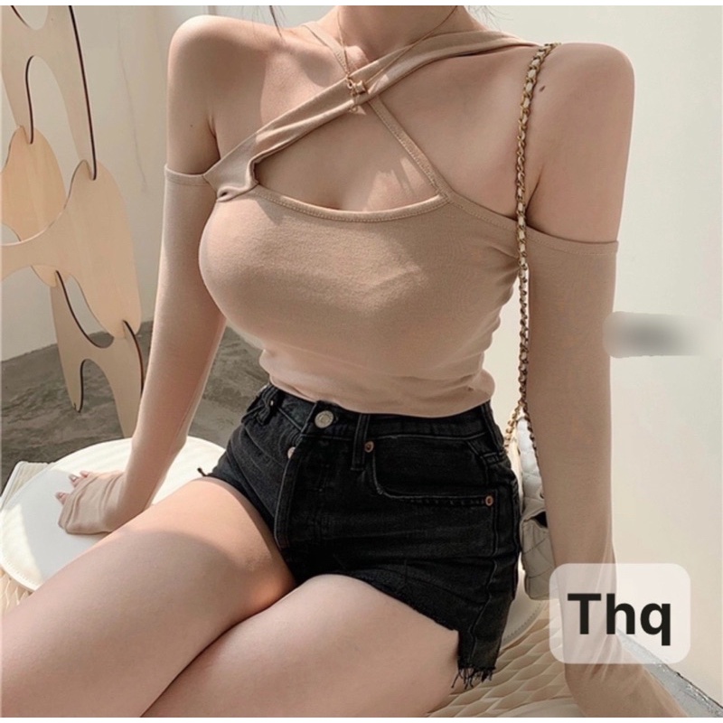 ÁO ĐAN CỔ MẶC ĐƯỢC 2 KIỂU SIỄU XINH HOT2022