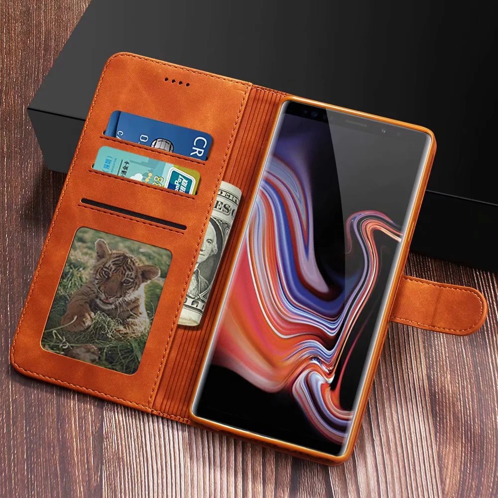 Bao da điện thoại có ngăn đựng thẻ cho Samsung Galaxy Note 8/9/10 Pro 5G/ 10+ Plus | BigBuy360 - bigbuy360.vn